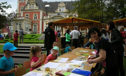 Part of the stand for the youngest children at Naturalists' Days 2015.
