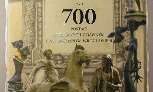 Okładka książki Lista obecności czyli 700 postaci związanych z dawnym i współczesnym Wrocławiem.